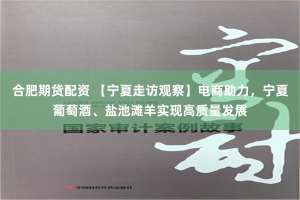 合肥期货配资 【宁夏走访观察】电商助力，宁夏葡萄酒、盐池滩羊实现高质量发展