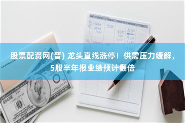 股票配资网(晋) 龙头直线涨停！供需压力缓解，5股半年报业绩预计翻倍