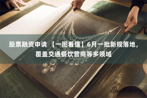 股票融资申请 【一图看懂】6月一批新规落地，覆盖交通餐饮营商等多领域