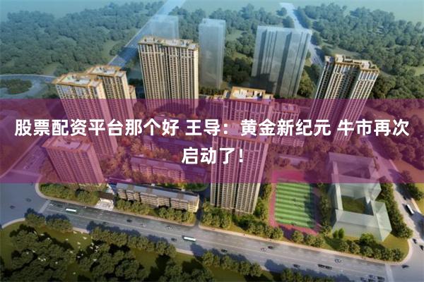 股票配资平台那个好 王导：黄金新纪元 牛市再次启动了！