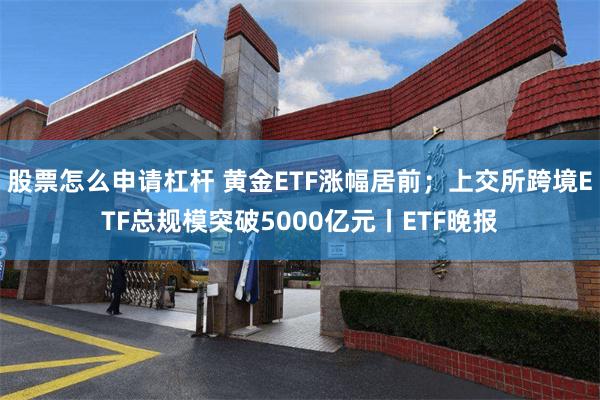股票怎么申请杠杆 黄金ETF涨幅居前；上交所跨境ETF总规模突破5000亿元丨ETF晚报