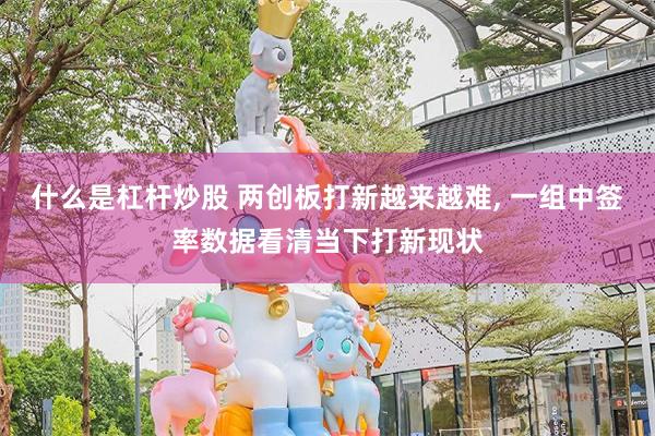 什么是杠杆炒股 两创板打新越来越难, 一组中签率数据看清当下打新现状