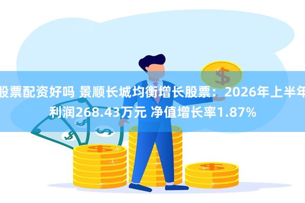 股票配资好吗 景顺长城均衡增长股票：2026年上半年利润268.43万元 净值增长率1.87%
