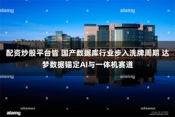 配资炒股平台皆 国产数据库行业步入洗牌周期 达梦数据锚定AI与一体机赛道