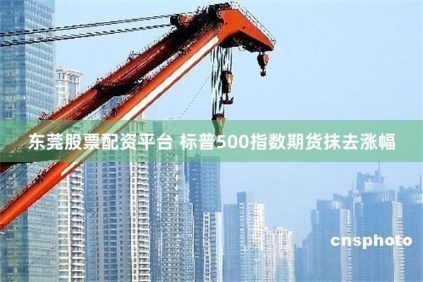 东莞股票配资平台 标普500指数期货抹去涨幅